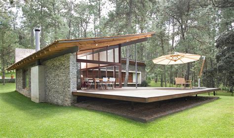 Diseño De Casa De Campo Construccion Moderna Con Estructura De Madera