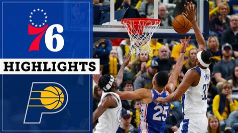 Sixers Vs Pacers December 31 2019 Highlights And Sound Nbc Sports Philadelphia Youtube