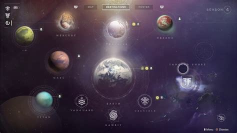 Destiny 2 Forsaken New Solar System Map Powerful Gear Layout Access