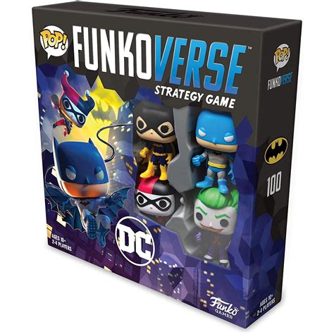 Funko Pop Funkoverse Board Game Dc Comics 100 Base Set