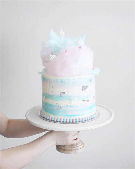 67 Cotton Candy Birthday Cake