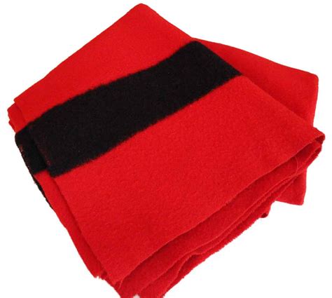 Red Wool Blanket Olde Good Things