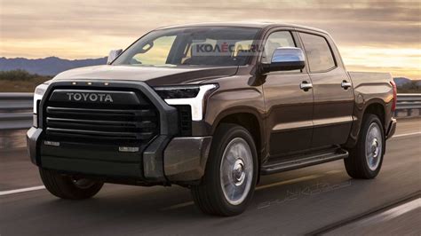 2022 Toyota Tundra Rendering Attempts To Peel Off The Camouflage