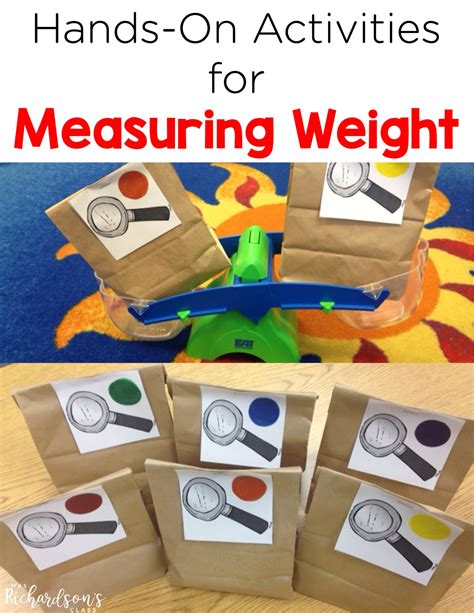Hands On Activities For Measuring Weight Mrs Richardsons Class