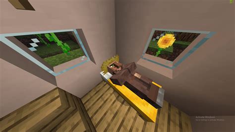 Villagers Now Go To Sleep In Their Beds In The Latest Bedrock Beta