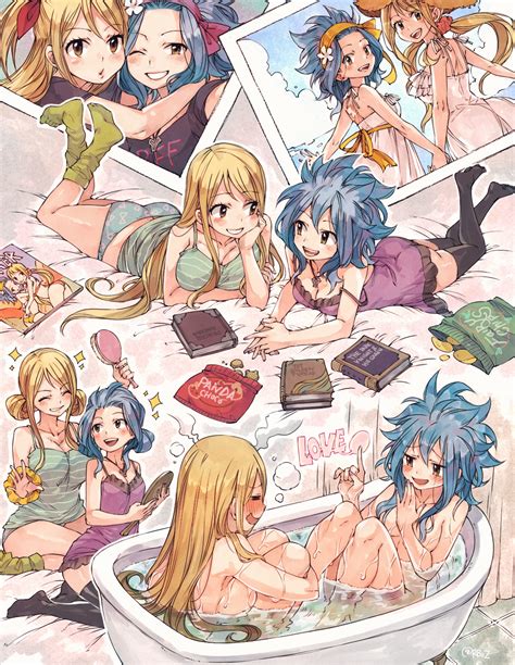 Rusky Levy Mcgarden Lucy Heartfilia Fairy Tail Highres