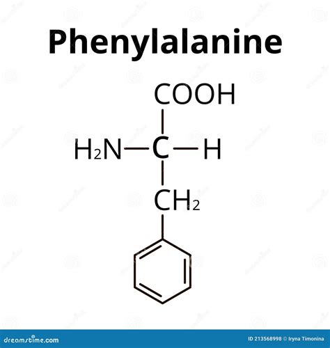 La Fenilalanina Es Un Aminoácido Fórmula Molecular Química
