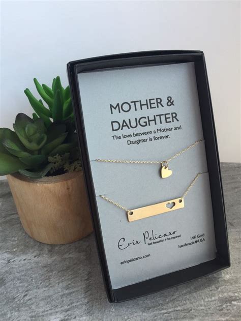 I'm so thankful to be your daughter. Mothers Day Gold Mother Daughter Necklace Set Mom Daughter ...