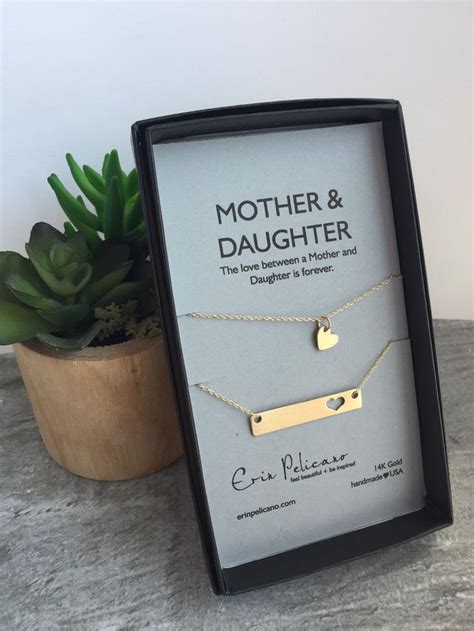With these 12 original best birthday gift for mom from daughter ideas, you will know what to give to a mom in her day. Mothers Day Gold Mother Daughter Necklace Set Mom Daughter ...