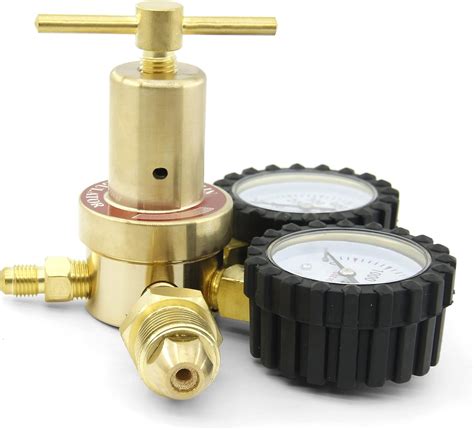 buy rx weld nitrogen regulator with 0 800 psi delivery pressure equipment brass inlet outlet