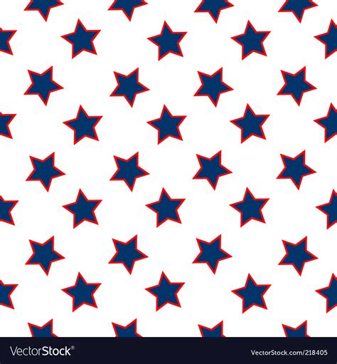American Stars Flag Pattern Royalty Free Vector Image