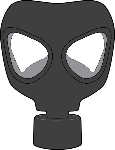 Gas Mask Cartoon