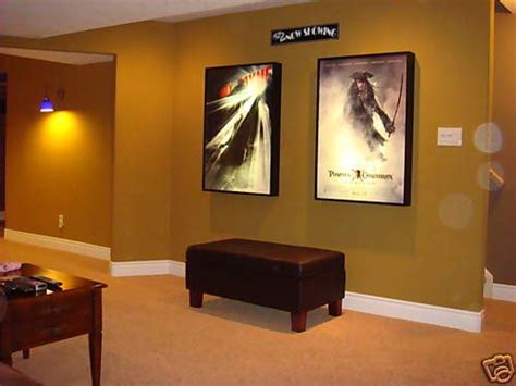 Creative illustration of movie cinema screen frame and theater interior. nice light boxes with movie pictures! | Movie room decor ...