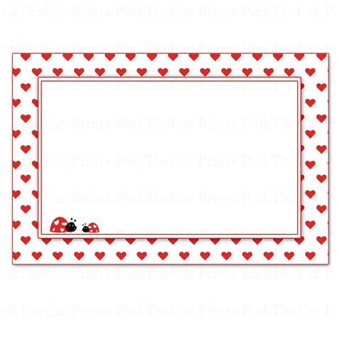 Blank Valentines Day Cards Printable You Can See My Other Sets Of
