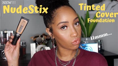 New Nudestix Tinted Cover Foundation And Tutorial Youtube