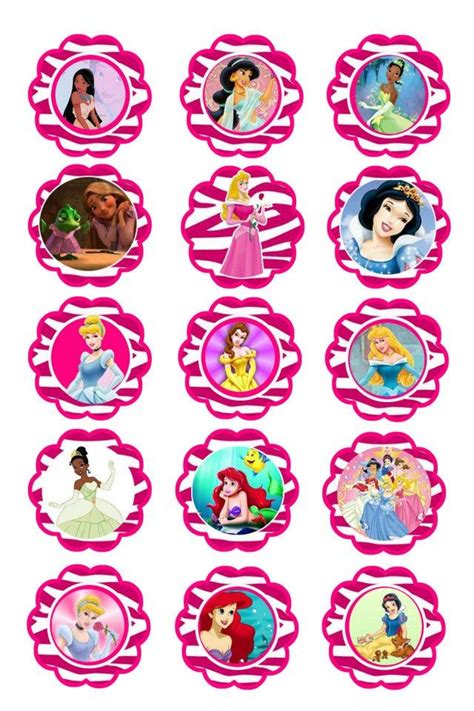 Disney Princess Bottle Cap Images