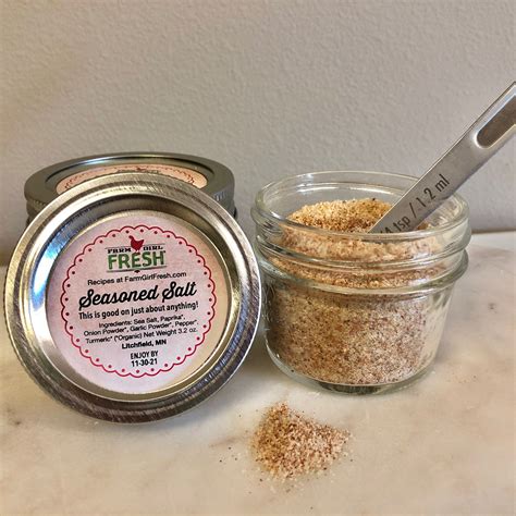 The soup is rich and creamy and with all the different cook for 5 minutes, seasoning with salt, pepper, and cajun spice. Organic Seasoned Salt - Farm Girl Fresh