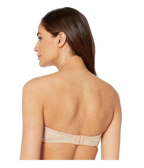 Le Mystere Lace Perfection Unlined Strapless Bra In Beige Natural Lyst