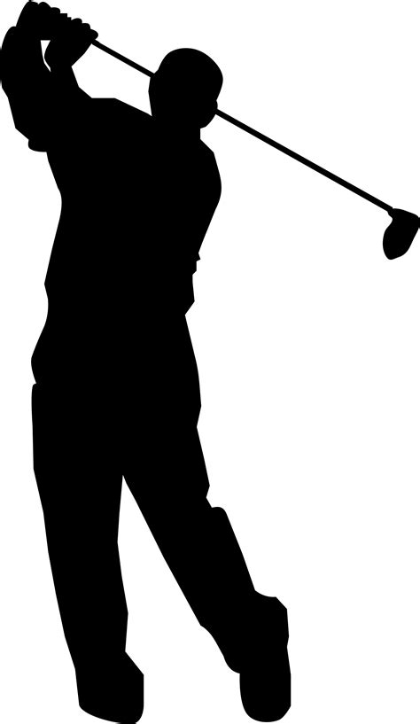 Golfer Clipart Black And White 10 Free Cliparts Download Images On