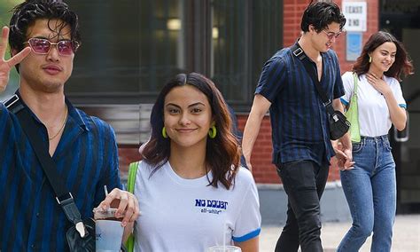 Camila Mendes And Charles Melton Of Riverdale Cut A Casual Figure While Strolling Hand In Hand