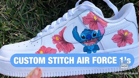 Stitch Custom Air Force Mid Ubicaciondepersonascdmxgobmx