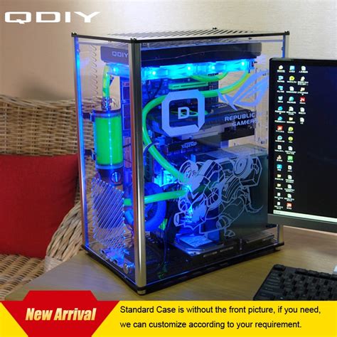 Buy Qdiy Pc A009 Atx Transparent Computer