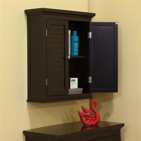 Espresso Bathroom Wall Cabinet Home Furniture Design