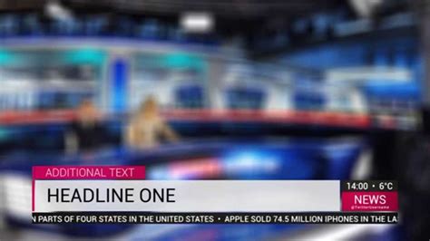 News Tv Graphics Full Hd Free Adobe After Effect Template Youtube