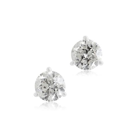 Diamond Solitaire Earrings 14k 34 Ctw Ben Bridge Jeweler