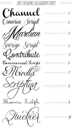 Boda Fuentes Gratis Caligraf A De Dafont Wedding Fonts Diy Printable