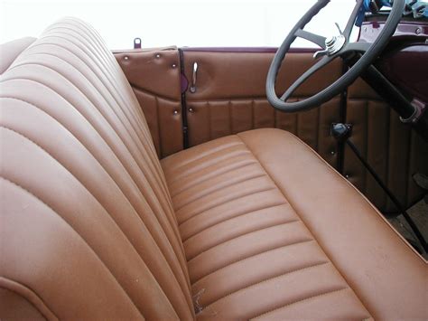 Seat To Our 1929 Ford Roadster Car Upholstery Car Interior Upholstery