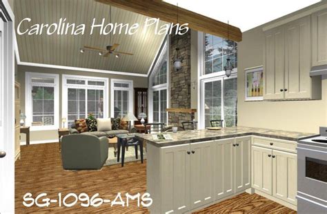 Small Open Floor Plan Craftsman Cottage Style 2 Bedrooms And 2 Baths