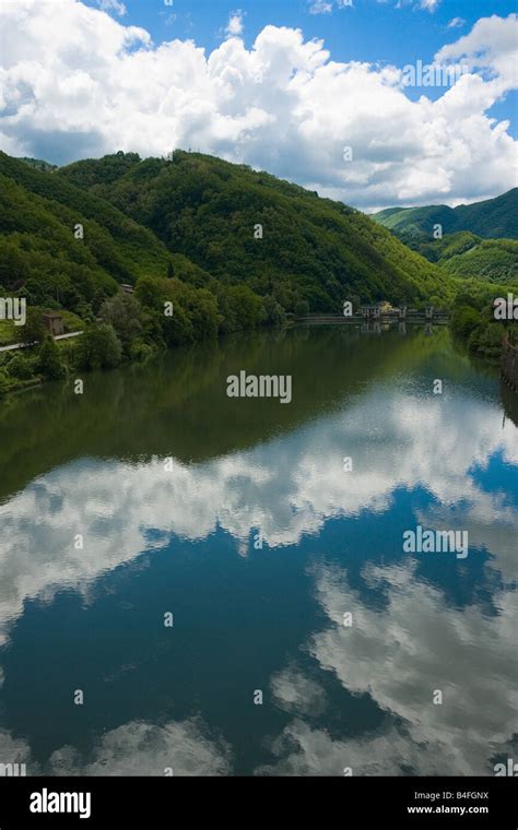 The Serchio River In Italy Europe Stock Photo Alamy