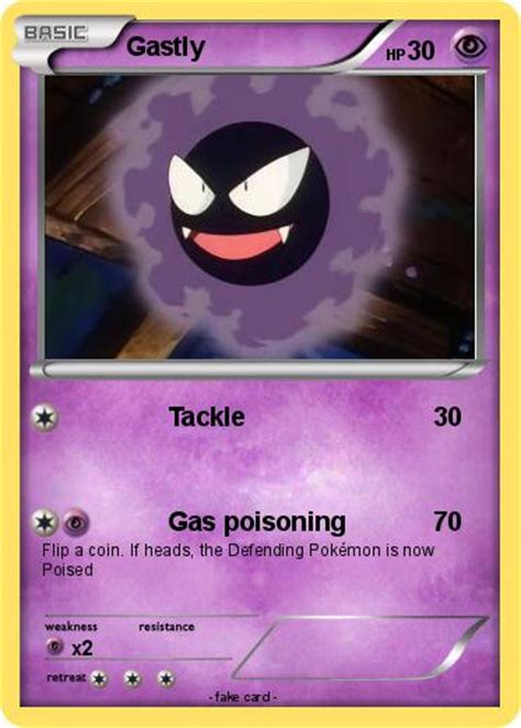 Shiny milotic! wonder card, which was distributed for pokémon platinum. Pokémon Gastly 222 222 - Tackle - My Pokemon Card