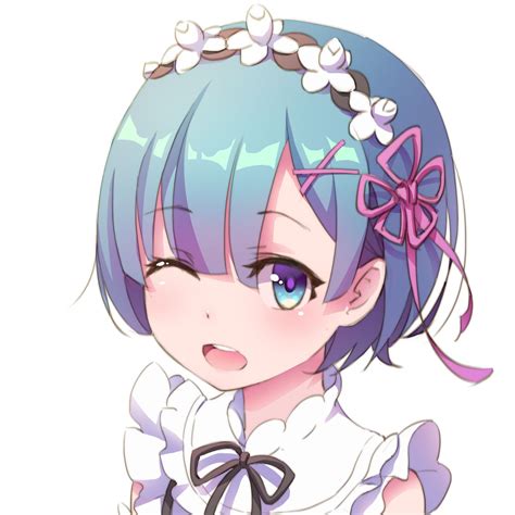 Simply A Cute Rem Rezero Anime Kawaii Anime Cute Anime Character