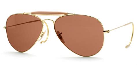 Ray Ban Rb3030 Outdoorsman Aviator With Cable Temples Prescription Sunglasses Free Shipping