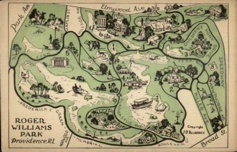 Roger Williams Park Map