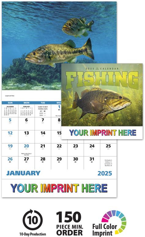 Fishing Calendar 2021 Printable March