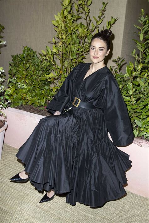 Shailene Woodley Attends Dior And Vogue Paris Dinner At Fred Lecailler