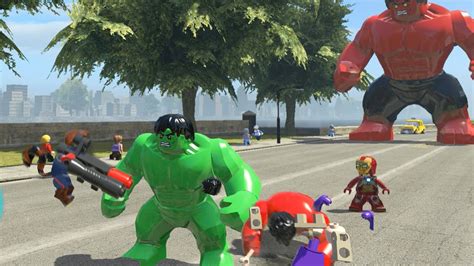 Hulk Vs Red Hulk Vs Thanos Iron Man Lego Marvel Super Heroes Games