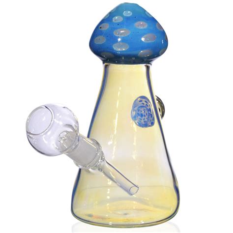 6 Cute Mushroom Bong With Dry Bowl And A Concentrated Dab Rig Bongs