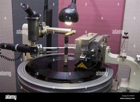 Vinyl Record Production Last Manufactures Of The Country Stock Photo