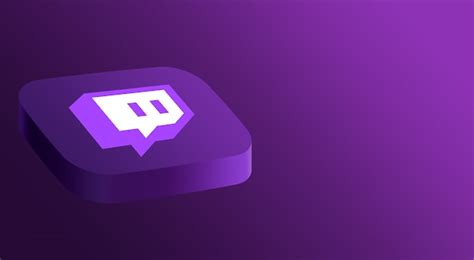 Premium Photo 3d Rendering Twitch Logo