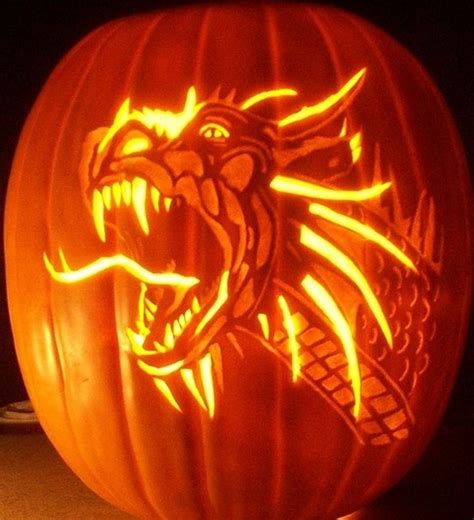 Dragon Pumpkin Carving By Ebony Down To Earth Simple