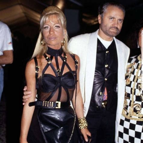 Donatella Versace And Gianni Versace