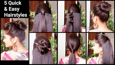 Simple Indian Hairstyles Step By Step