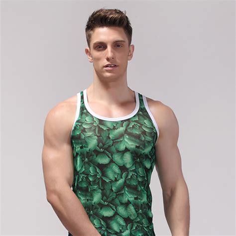 2016 Fashion Brand Men Sexy Mesh Fitness Bodybuilding Tank Tops Gay Singlets Muscle Vest Mens