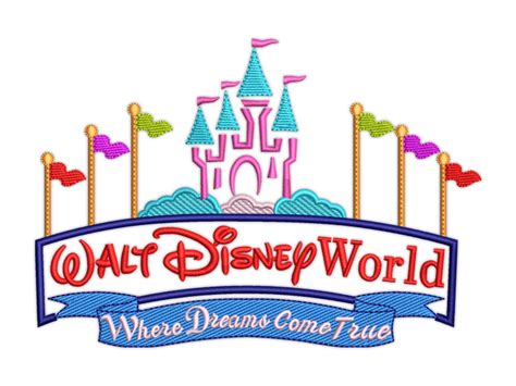 Walt Disney World Embroidery Design Premio Embroidery