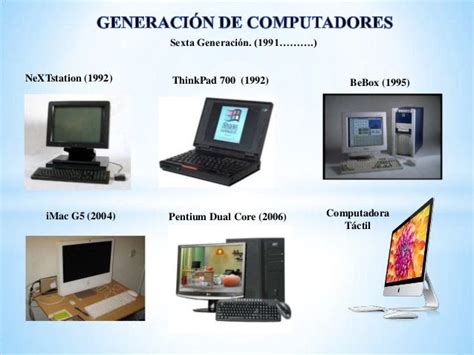 Informatica Historia Y Generaciones De Computadoras