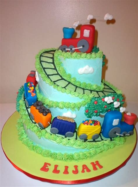 Train Cake Cake Birthday Cake Birthday Cake Decorating